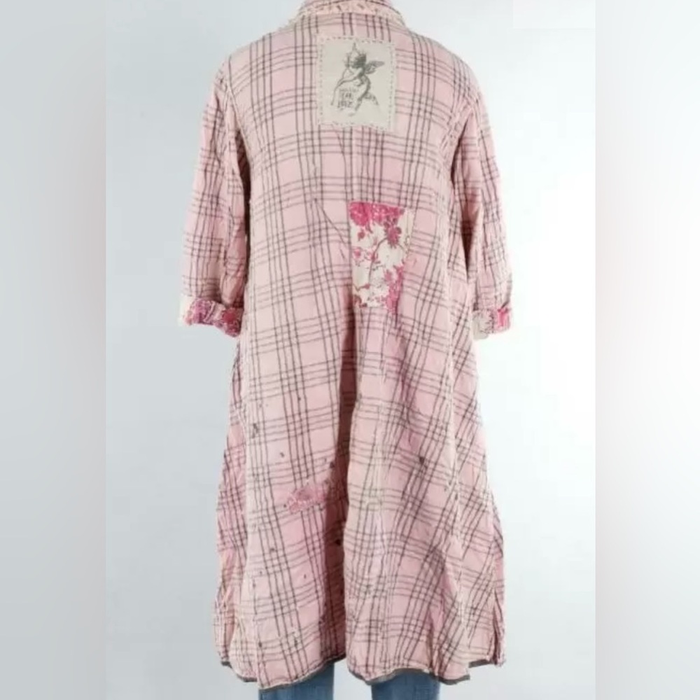 Magnolia Pearl Tancy Coat in Telephone Check O/S NWT - Picture 3 of 3